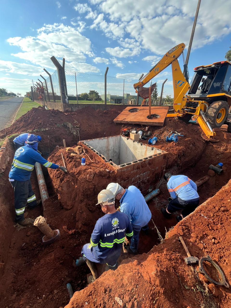 Em meio à crise hídrica, obras da Sanesul em Ponta Porã otimizam a rede para reduzir perdas de água                                                                                                                                                                                                                                                                                                                                                                                                                 